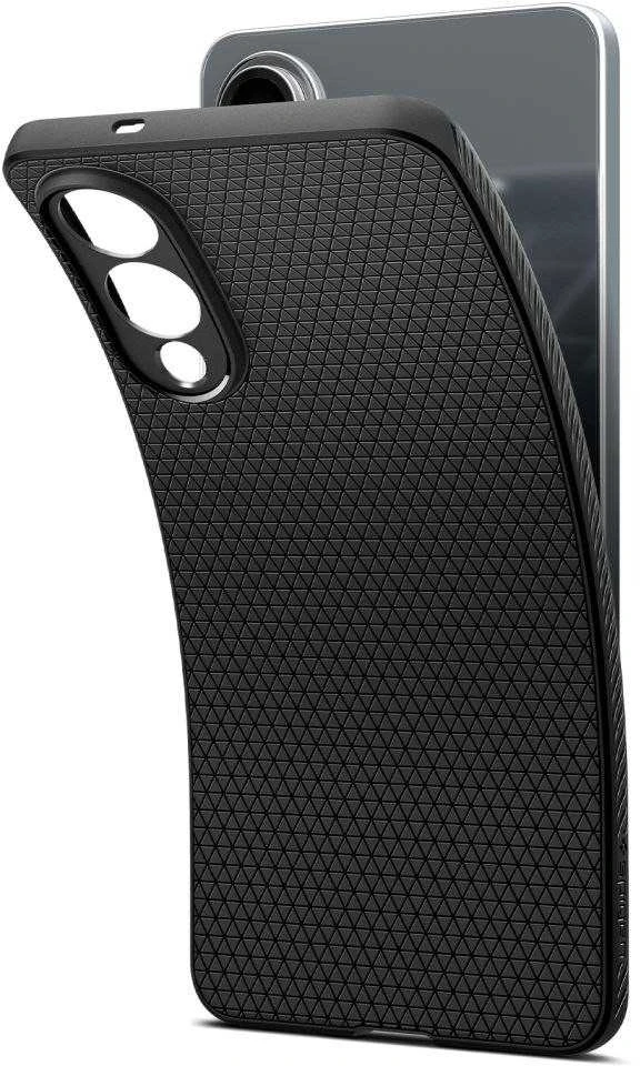 Spigen Liquid Air dėklas skirtas Samsung Galaxy S25 Edge – juodos spalvos