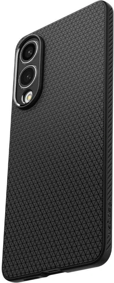 Spigen Liquid Air dėklas skirtas Samsung Galaxy S25 Edge – juodos spalvos