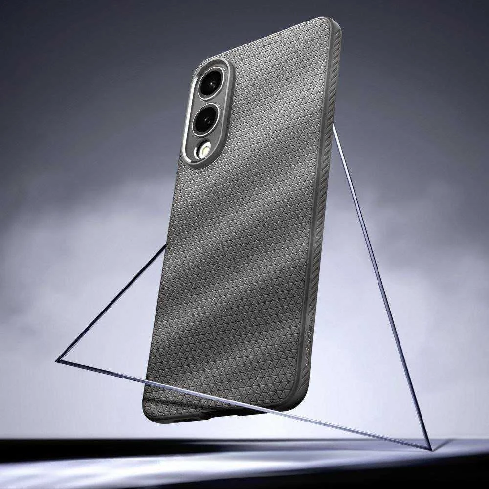 Spigen Liquid Air dėklas skirtas Samsung Galaxy S25 Edge – pilkos spalvos