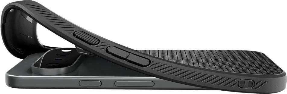 Dėklas SPIGEN LIQUID AIR GOOGLE PIXEL 11 MATINIS Juodas