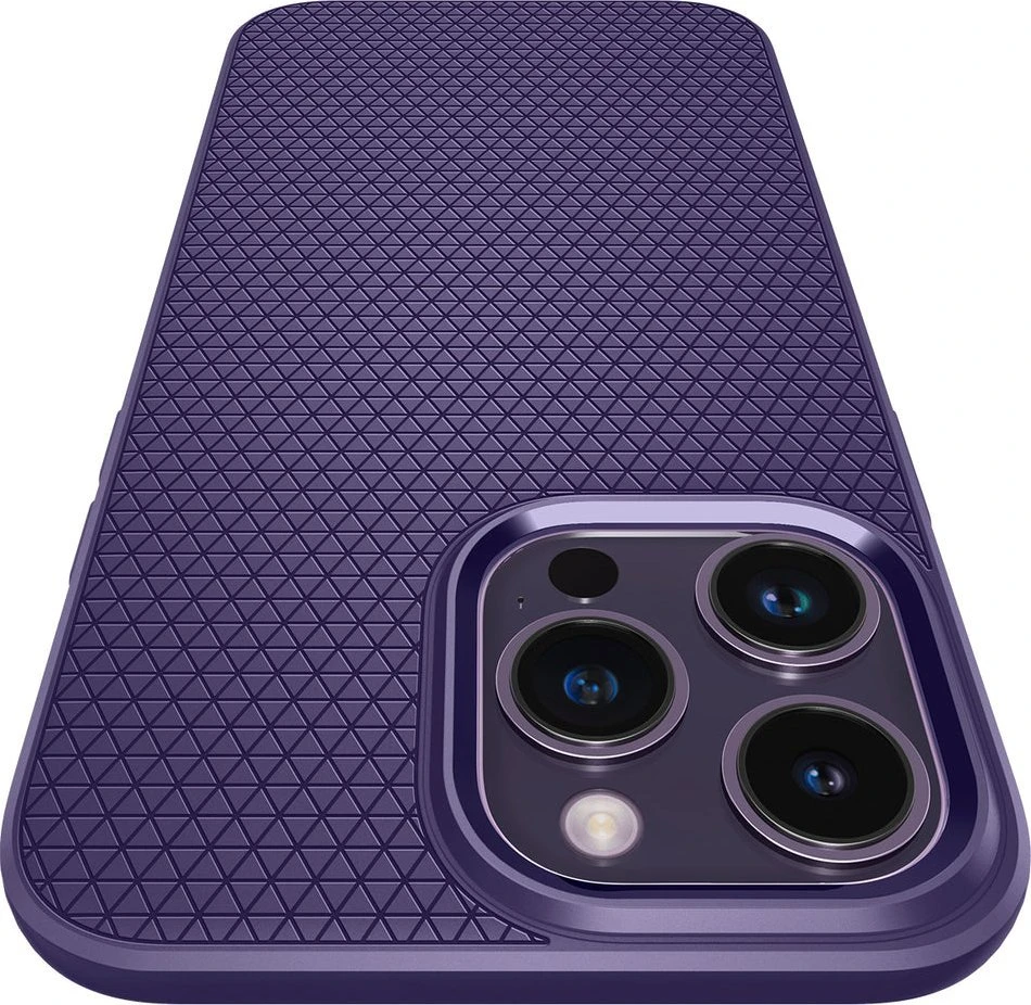 Spigen dėklas Liquid Air , skirtas iPhone 14 Pro 6,1 tamsiai violetinės spalvos inės spalvos