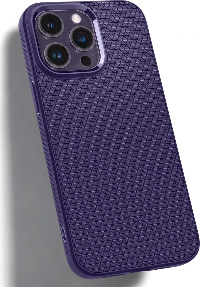 Spigen dėklas Liquid Air , skirtas iPhone 14 Pro 6,1 tamsiai violetinės spalvos inės spalvos