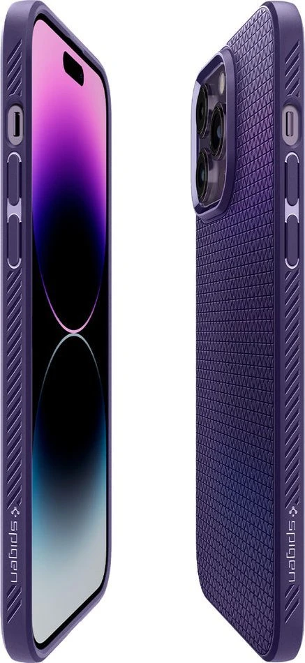Spigen dėklas Liquid Air , skirtas iPhone 14 Pro 6,1 tamsiai violetinės spalvos inės spalvos