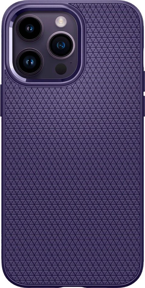 Spigen dėklas Liquid Air , skirtas iPhone 14 Pro 6,1 tamsiai violetinės spalvos inės spalvos