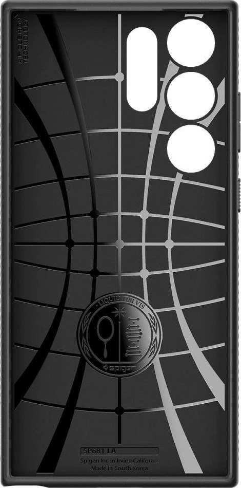 Spigen Liquid Air dėklas skirtas Samsung Galaxy S23 Ultra, spalva - Matte Black