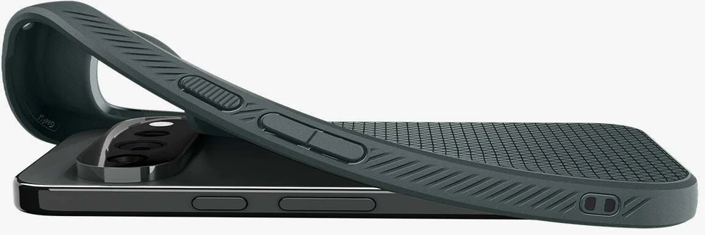 Dėklas SPIGEN LIQUID AIR MAG MAGSAFE GOOGLE PIXEL 11 PRO XL ABYSS Žalias