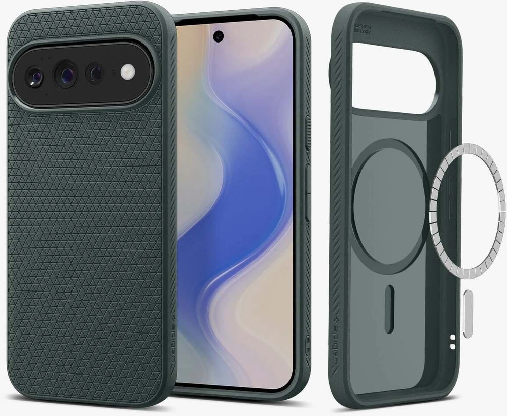 Dėklas SPIGEN LIQUID AIR MAG MAGSAFE GOOGLE PIXEL 11 PRO XL ABYSS Žalias