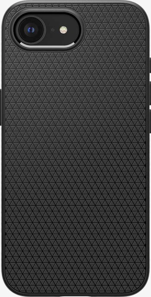 „Spigen Liquid Air MagSafe“ dėklas, skirtas iPhone 16e / 17e – matinis juodas