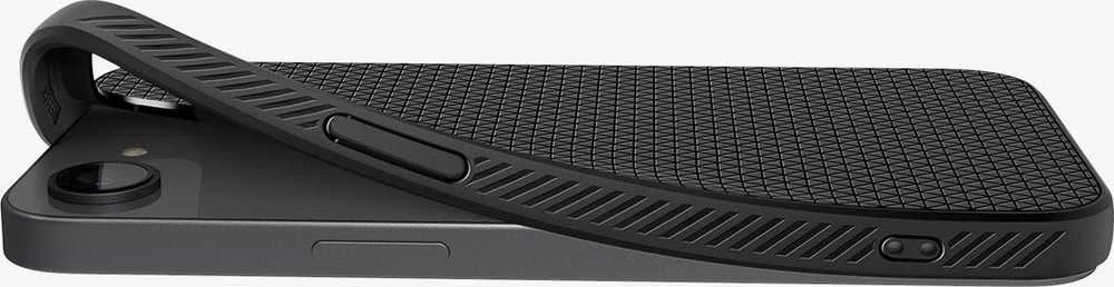„Spigen Liquid Air MagSafe“ dėklas, skirtas iPhone 16e / 17e – matinis juodas