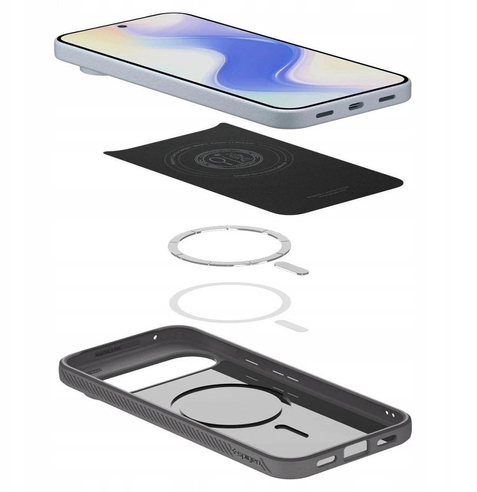Spigen Liquid Air MagSafe dėklas skirtas Google Pixel 10 / 10 Pro – pilkos spalvos