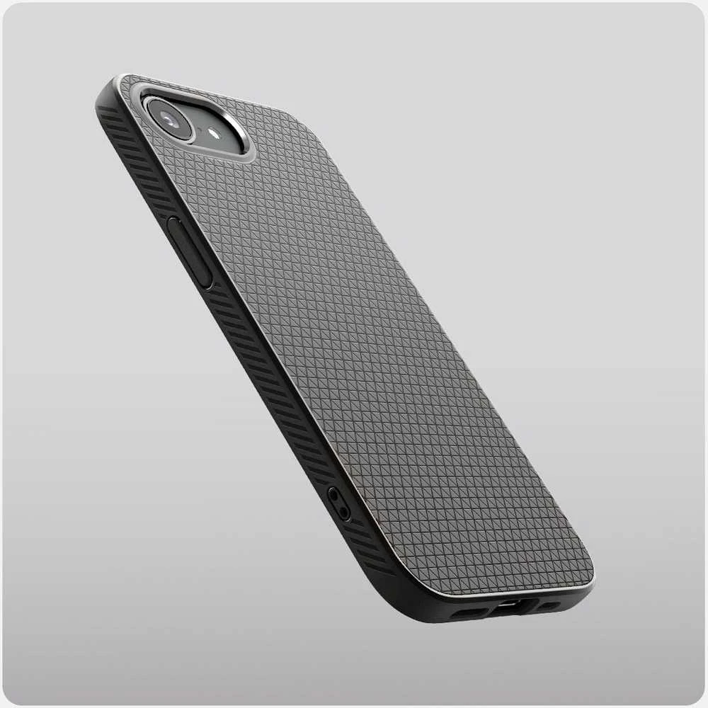 „Spigen Liquid Air“ dėklas, skirtas „iPhone 16e / 17e“ – pilkas