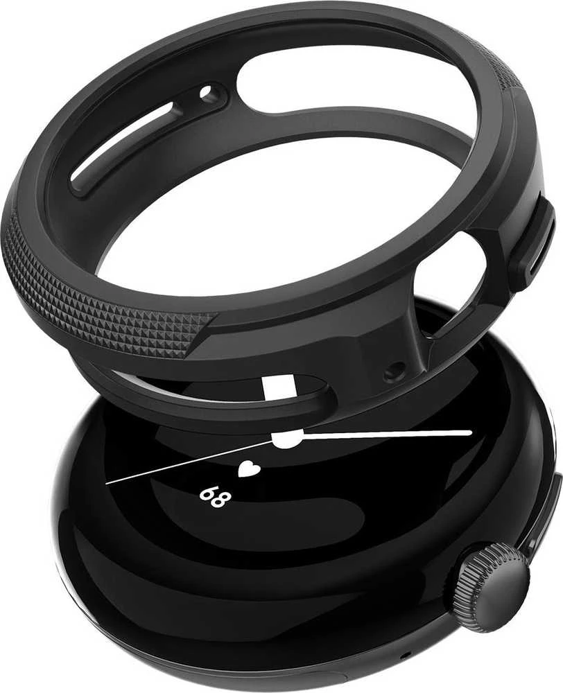 Spigen Liquid Air, matte juodas - Google Pixel Watch 3/2/1