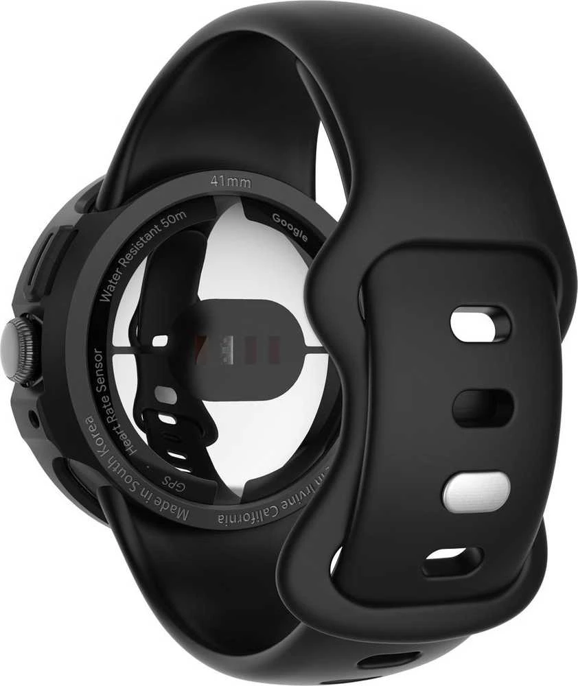Spigen Liquid Air, matte juodas - Google Pixel Watch 3/2/1