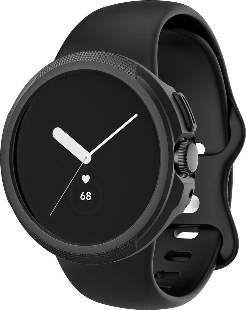 Spigen Liquid Air, matte juodas - Google Pixel Watch 3/2/1