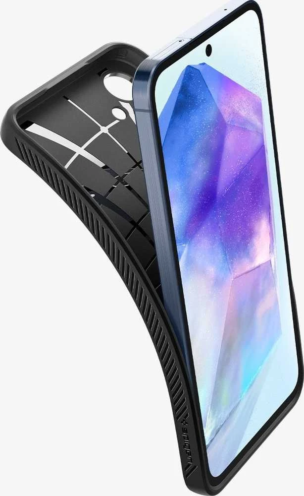Spigen Liquid Air dėklas skirtas Samsung Galaxy A55 5G, spalva - Matte Black