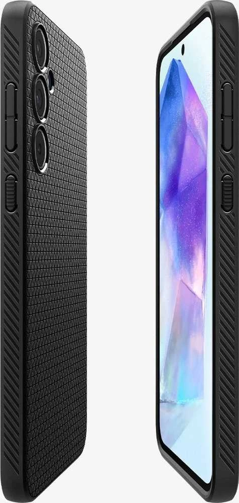 Spigen Liquid Air dėklas skirtas Samsung Galaxy A55 5G, spalva - Matte Black