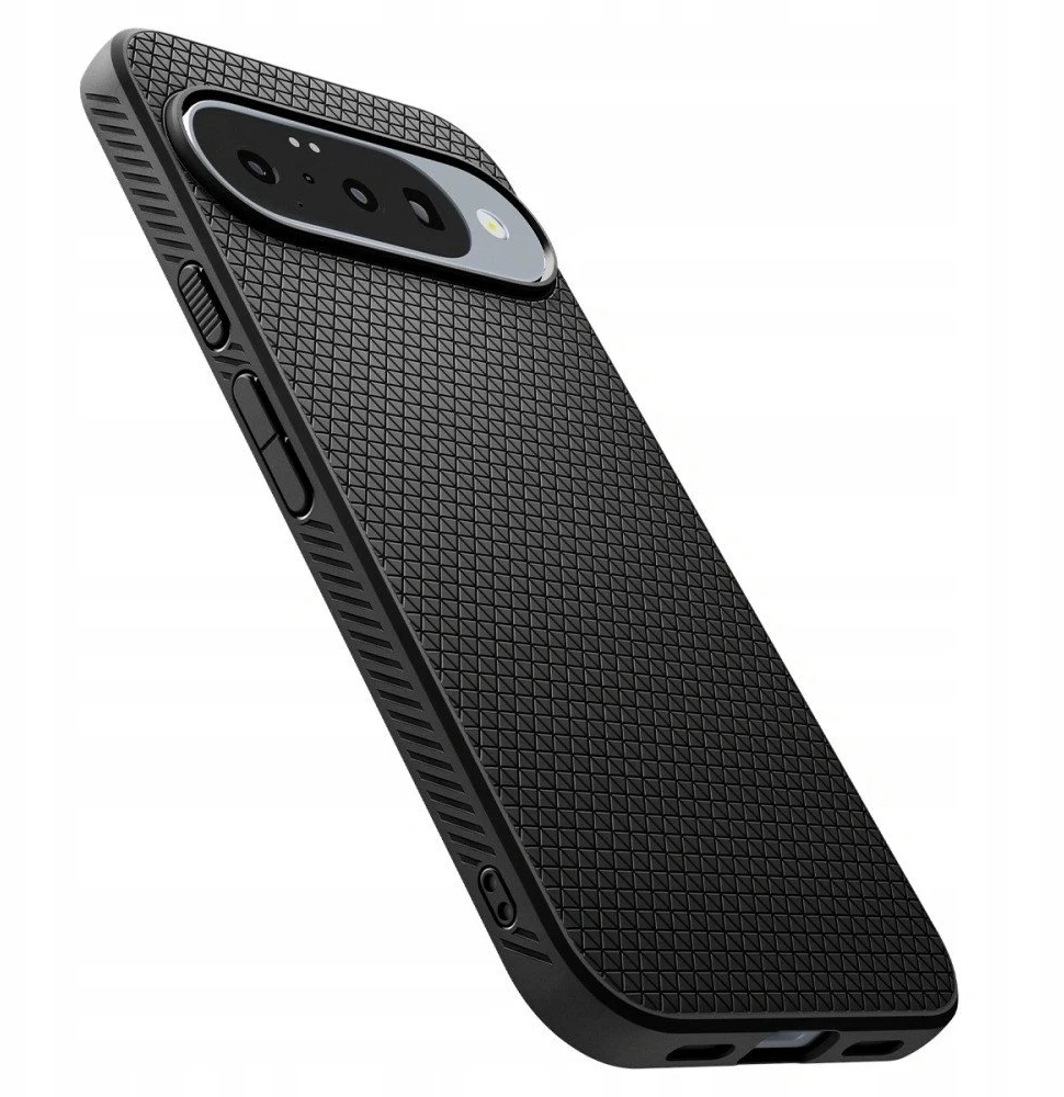 Dėklas Spigen Liquid Air, matte juodos spalvos – Google Pixel 10 Pro/Pixel 10