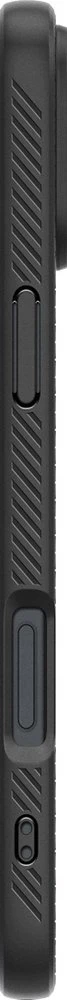 Spigen Liquid Air Apple iPhone 16 – dėklas telefonui juodos spalvos
