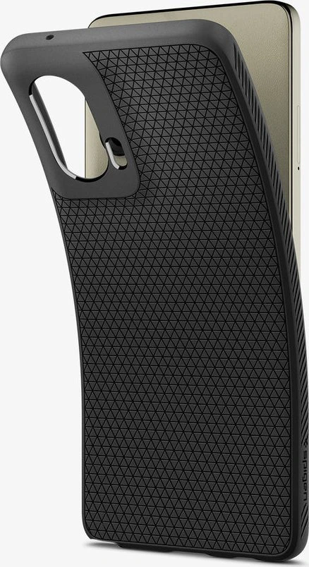 Dėklas Spigen Liquid Air, matte juodas - Motorola Moto G Stylus 5G 2024