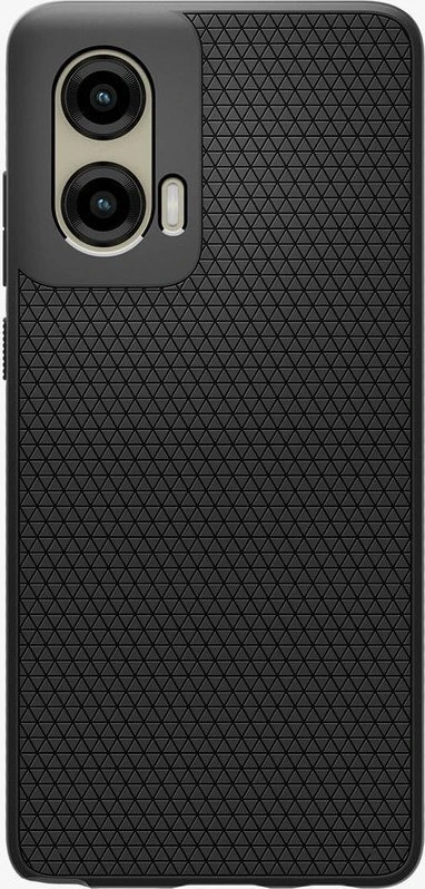 Dėklas Spigen Liquid Air, matte juodas - Motorola Moto G Stylus 5G 2024