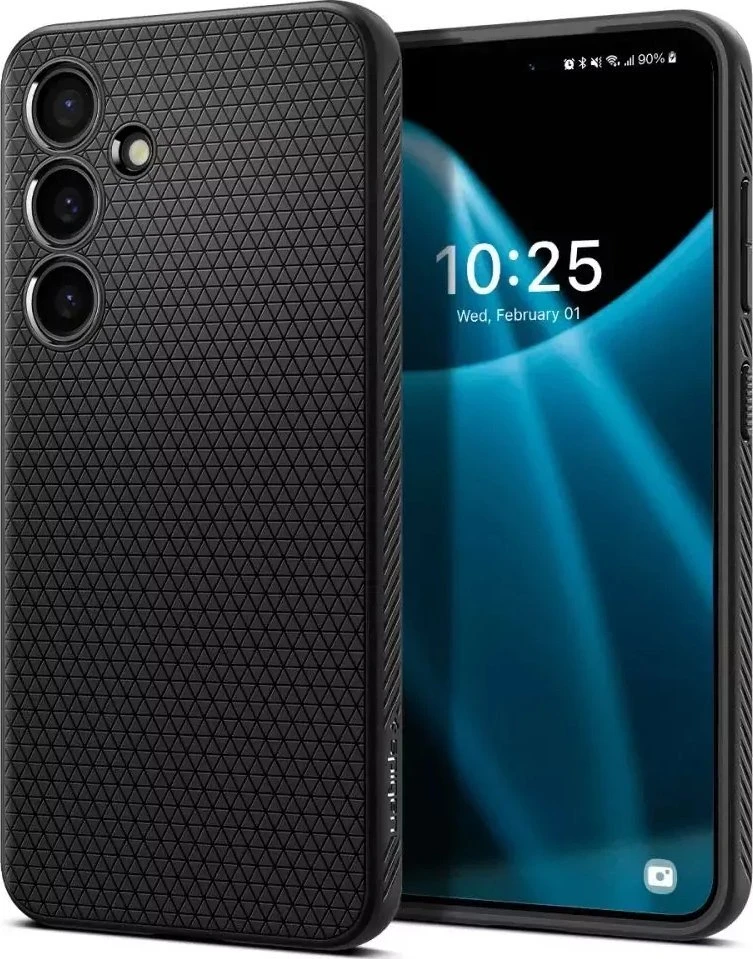 Spigen Liquid Air dėklas skirtas Samsung Galaxy S24 Plus, spalva - Matte Black