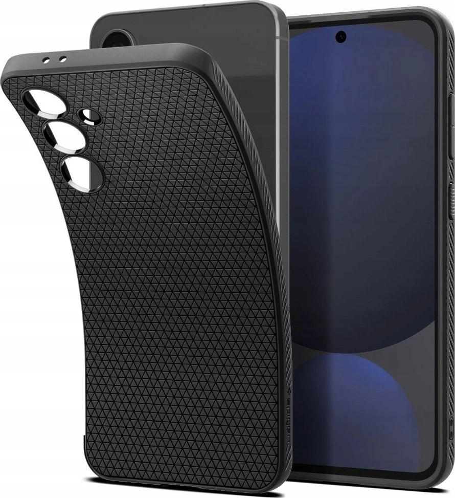 Samsung Galaxy S24 FE Spigen Liquid Air Matte Matte dėklas telefonui juodos spalvos