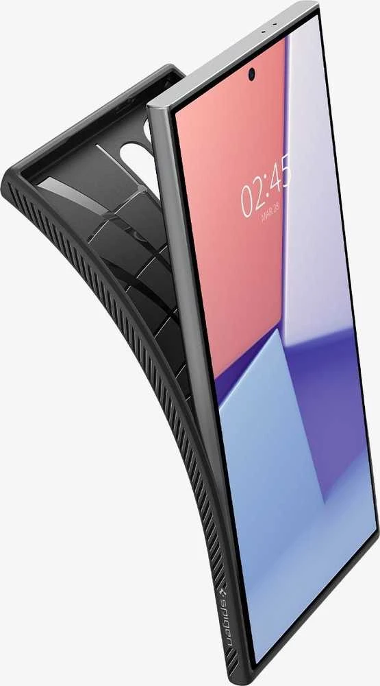 Spigen Liquid Air dėklas skirtas Samsung Galaxy S24 Ultra, spalva - Matte Black