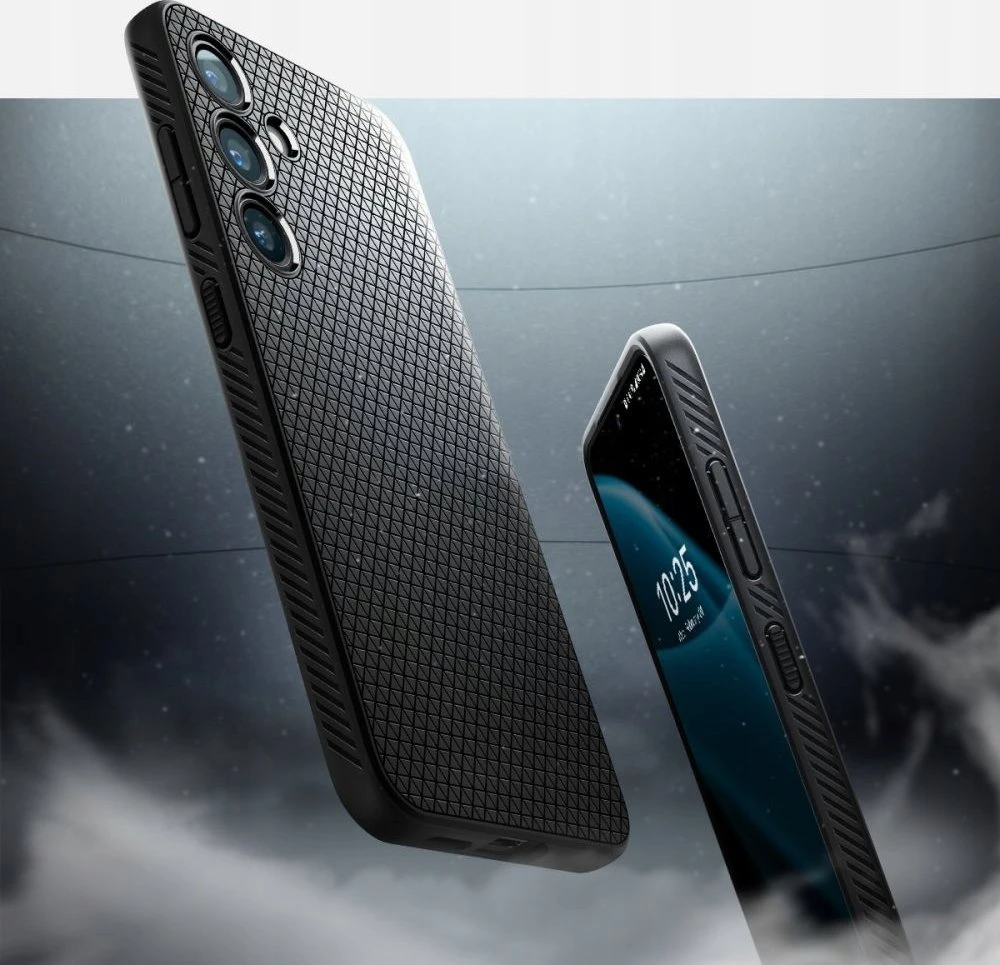 Samsung Galaxy S24 FE Spigen Liquid Air Matte Matte dėklas telefonui juodos spalvos