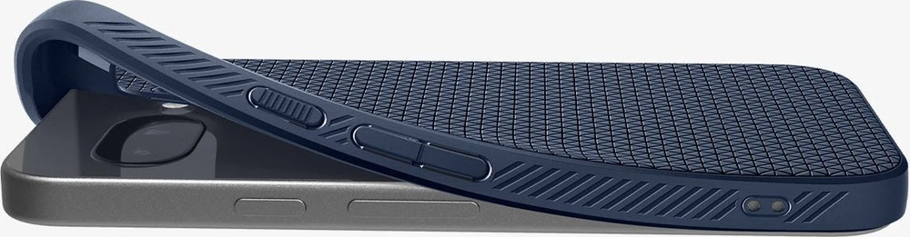 Dėklas Spigen Liquid Air, navy mėlynas - Google Pixel 9a