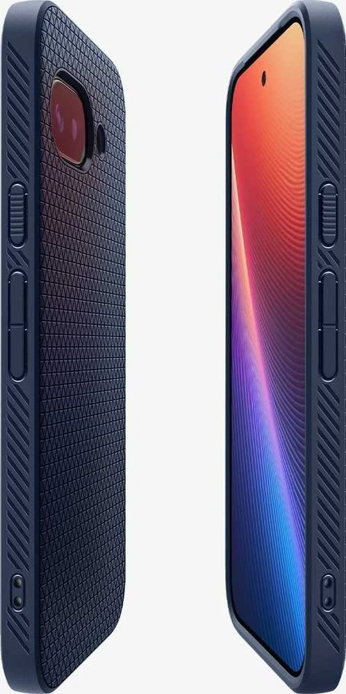 Dėklas Spigen Liquid Air, navy mėlynas - Google Pixel 9a