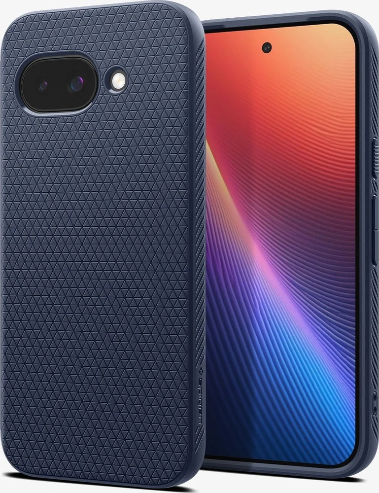 Dėklas Spigen Liquid Air, navy mėlynas - Google Pixel 9a