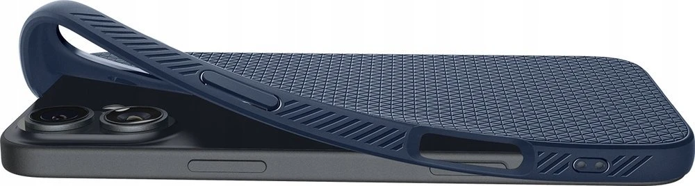Dėklas Spigen Liquid Air, navy mėlynas - iPhone 16 Plus