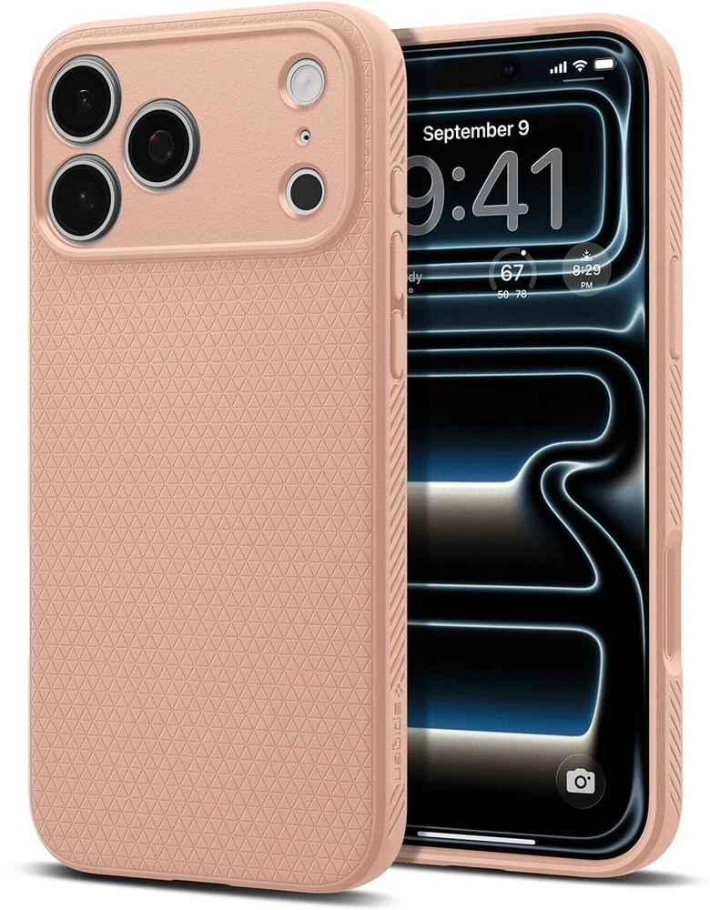 Dėklas Spigen Liquid Air Case for iPhone 18 Pro Max / 17 Pro Max - Rožinė