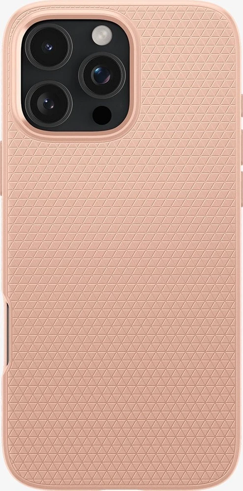 Dėklas Spigen skysto oro, rožinio titano spalvos – „iPhone 16 Pro“