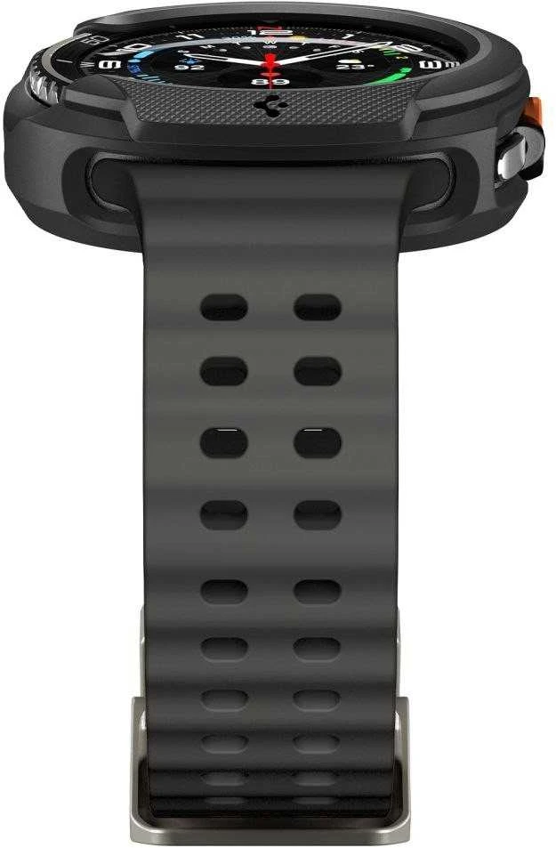 „Spigen Liquid Air“, matinis juodas - „Galaxy Watch 8 Classic“ (46 mm)