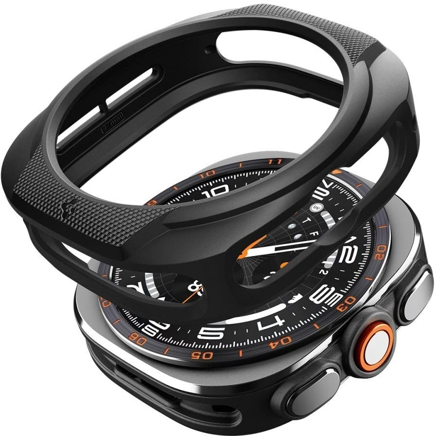 Spigen LIQUID AIR Samsung Galaxy WATCH ULTRA 2 2026 (47 MM) MATINIS Juodas