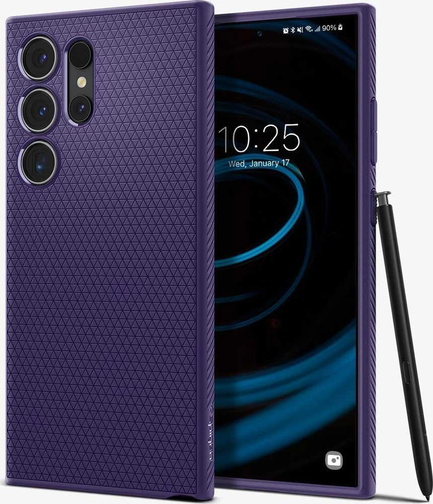 Spigen Liquid Air dėklas skirtas Samsung Galaxy S24 Ultra, spalva - Deep Purple