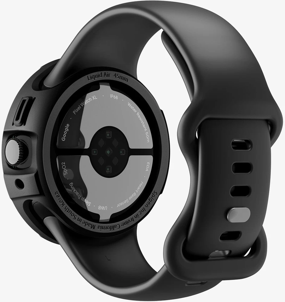 Spigen Liquid Air, matte juodas - Google Pixel Watch 4 41mm