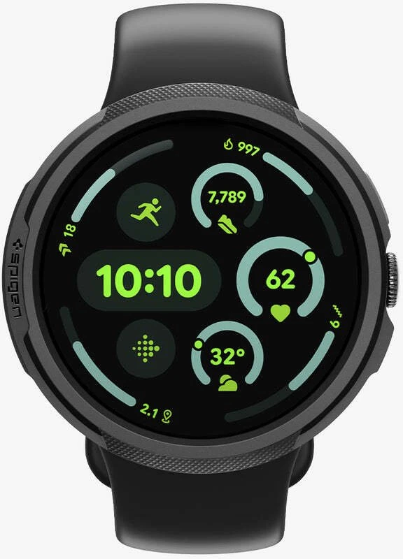 Spigen Liquid Air V2, matte juodas - Google Pixel Watch 4 45mm