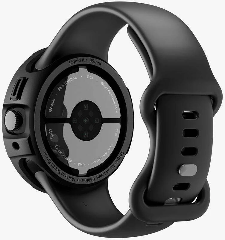 Spigen Liquid Air V2, matte juodas - Google Pixel Watch 4 45mm
