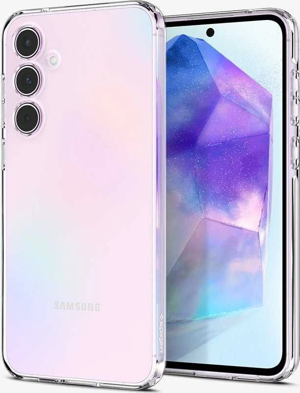 Spigen Liquid Crystal dėklas skirtas Samsung Galaxy A55 5G, spalva - Crystal Clear