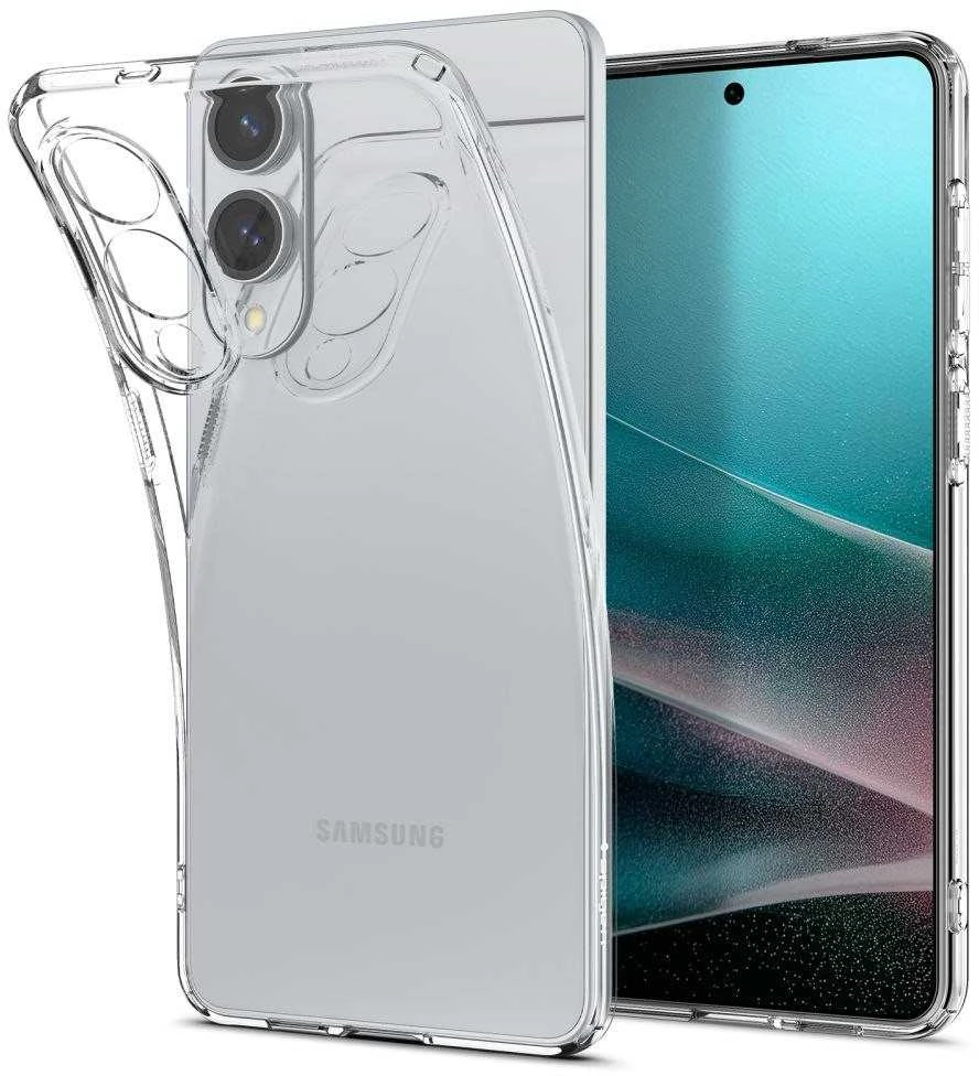 Spigen Liquid Crystal dėklas skirtas Samsung Galaxy S25 Edge – skaidrus