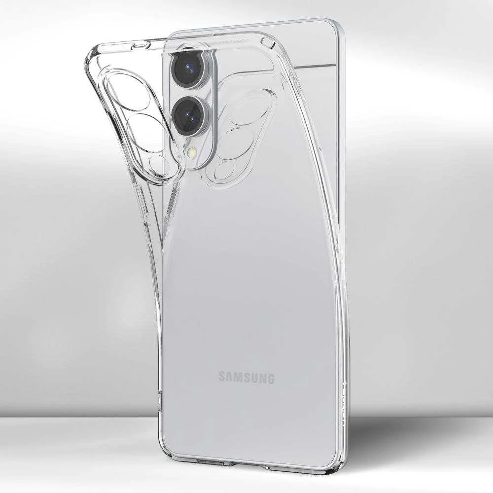 Spigen Liquid Crystal dėklas skirtas Samsung Galaxy S25 Edge – skaidrus