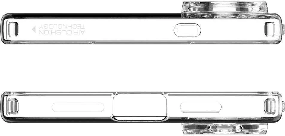 Spigen Liquid Crystal dėklas skirtas Samsung Galaxy S25 Edge – skaidrus