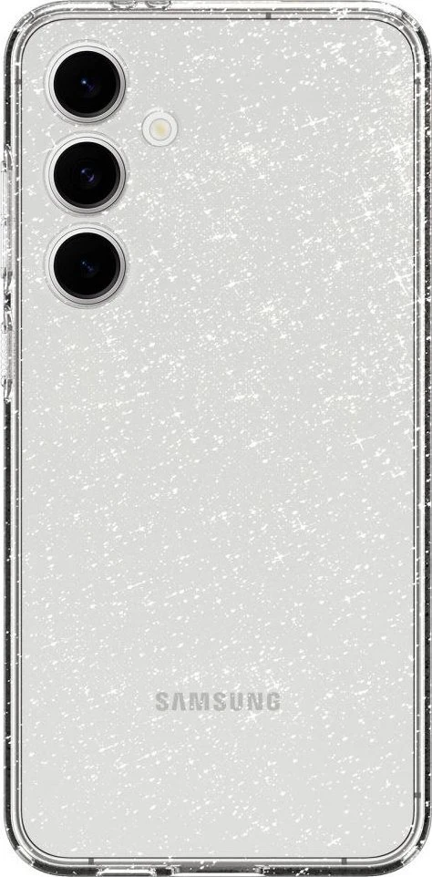 Dėklas Spigen Liquid Crystal Glitter, crystal quartz – Samsung Galaxy S24 FE