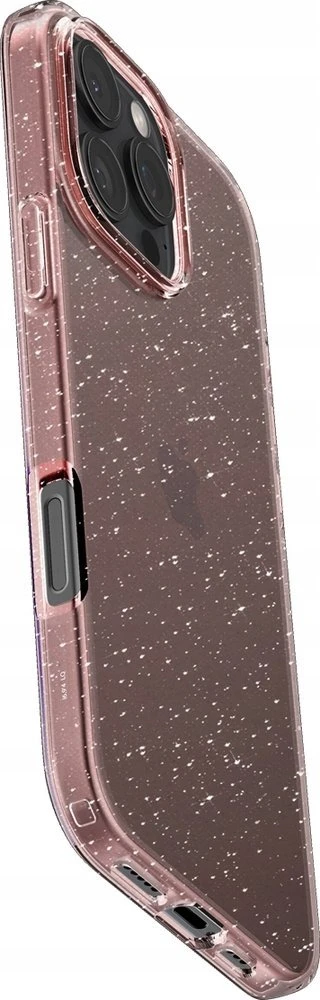 Dėklas Spigen Liquid Crystal Glitter, Rose Quartz - iPhone 16 Pro