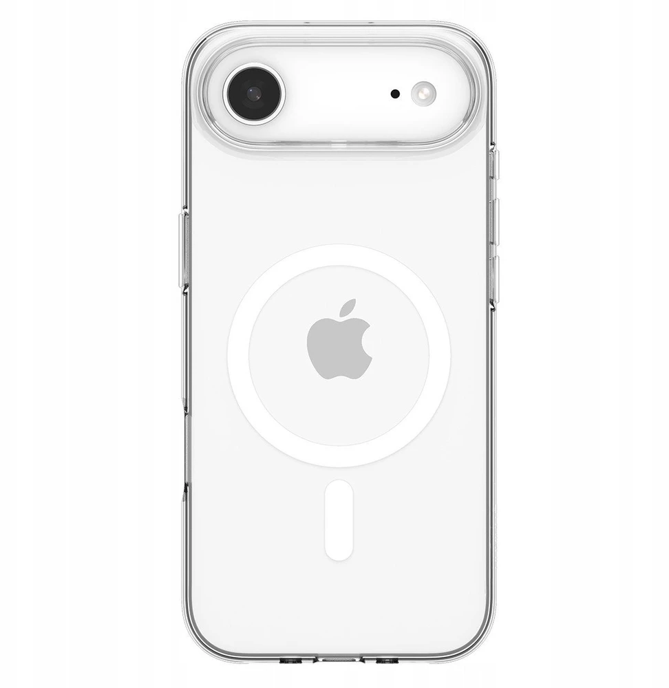 Spigen Liquid Crystal MagSafe dėklas skirtas Apple iPhone 17 Air – skaidrus and baltos spalvos