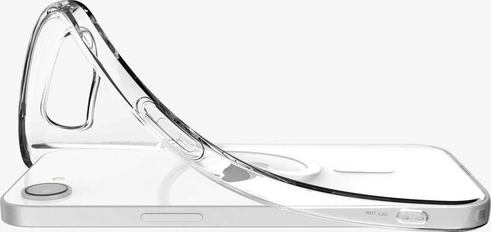 „Spigen Liquid Crystal MagSafe“ dėklas, skirtas „iPhone 16e / 17e“ – skaidrus