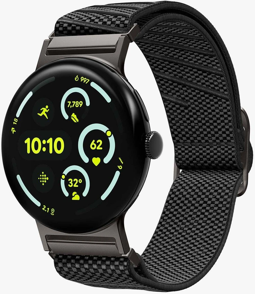 Spigen Lite Fit X Band, juodas - Google Pixel Watch 4/3/2/1 41mm