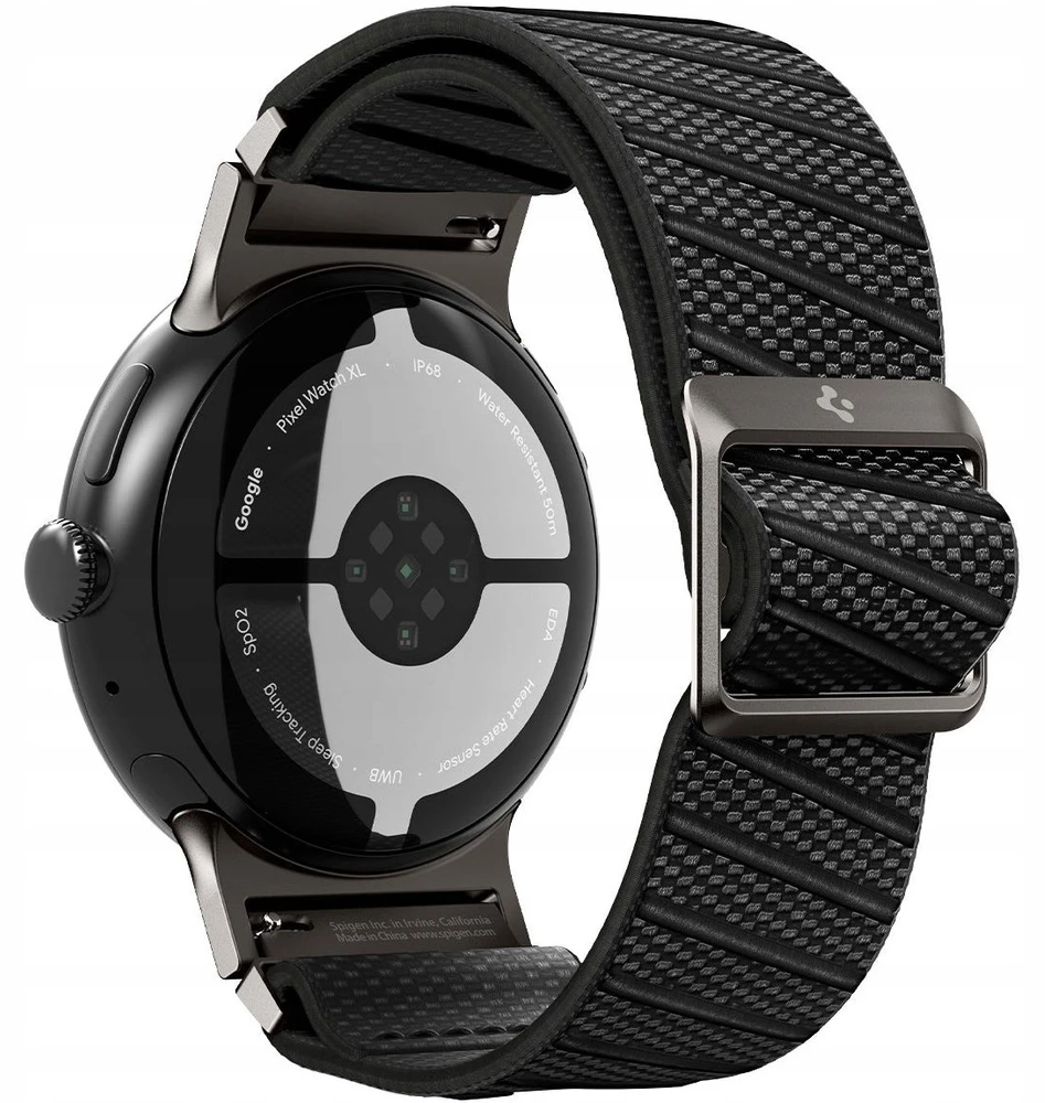 Spigen Lite Fit X V2, juodos spalvos – Google Pixel Watch 4/3 45mm